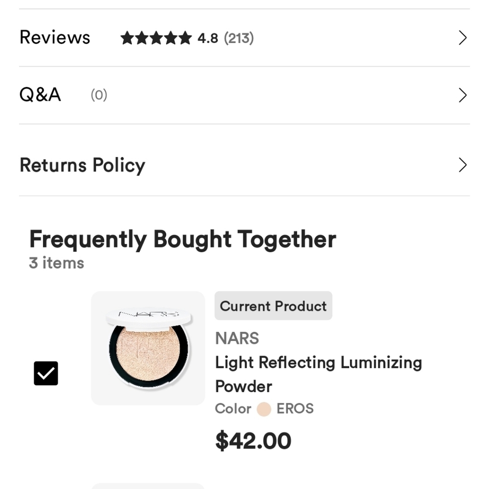 NARS Light Reflecting Luminizing Powder Eros - Picture 2 of 5